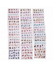 50 arkuszy mieszane wzory woda Transfer paznokci naklejka artystyczna znak wodny naklejki DIY naklejka jesienne okłady paznokci 