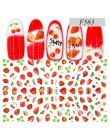 1 sztuk rosja list wzory paznokci naklejki 3D Cute Cartoon naklejane ozdoby do paznokci naklejki DIY Manicure suwaki do paznokci