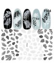 1 sztuk rosja list wzory paznokci naklejki 3D Cute Cartoon naklejane ozdoby do paznokci naklejki DIY Manicure suwaki do paznokci