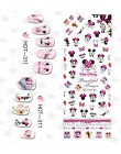 HOT310-312 3 paczek/partia śliczne ładne mysz z kreskówki MINNIE NAIL ART naklejki tatuaże woda naklejka NAIL ART + darmowa wysy