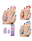 22 kolory czyste kolory pełna okładka naklejki samoprzylepne polskie folie porady Wrap Solid Color Nail Manicure prezenty dla ko