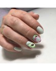 1 sztuk letnie owoce 3D Nail naklejka artystyczna cytryna/awokado/wzór truskawka urok DIY wzory dekoracja do manicure narzędzia 