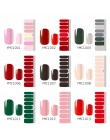 22 kolory czyste kolory pełna okładka naklejki samoprzylepne polskie folie porady Wrap Solid Color Nail Manicure prezenty dla ko