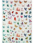 Nowa dostawa moda woda naklejki naklejki do paznokci kolorowe motyl kwiat paznokcie naklejki ozdobne Manicure Z0138