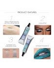 HANDAIYAN Makeup Glitter Primer długotrwały tusz do rzęs kolor specjalny podkład do oczu lekka śmietanka kosmetyki do tekstury T