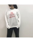 Ariana grande jedna miłość Manchester list drukuj sweter z napisem Mujer zimowe ciepłe kobiety bluzy Femme Harajuku bluzy w styl