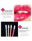 50 sztuk jednorazowe kosmetyczne makijaż szczotka do ust szminka wargi błyszczące różdżki Pen Cleaner aplikator Eyeshadow błyszc