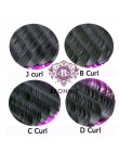 1 Case All Size JBCD przedłużanie rzęs Mink Black fałszywe naturalne sztuczne rzęsy Curl