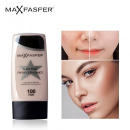 MAXFASFER Baza makijażu podkład Podkład w płynie nawilżający wodoodporny korektor wybielający Rozjaśnij matowy Długotrwały kosme