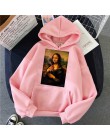 Śmieszne Mona Lisa kot Harajuku estetyczne bluzy kobiety Grunge Cartoon 90s Vintage bluzy moda Hip Hop Ullzang Hoody kobiet