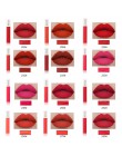 12 kolorów seksowne czerwone usta aksamitna szminka w płynie wodoodporna matowa szminka długi trwały błyszczyk do ust makijaż Nu