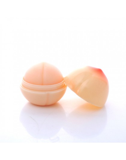 Nowy nawilżający słodki śliczny kształt brzoskwini odżywcze kosmetyki Lipbalm długotrwały balsam do ust marka sztyft do ust piel
