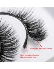 5 Pairs magnetyczne rzęsy naturalne długie magnetyczne Eyeliner magnetyczne sztuczne rzęsy pęseta zestaw zestaw do makijażu prze