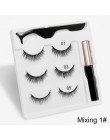 3/4/5 par magnetyczne rzęsy zestaw makijaż wodoodporny magnetyczne Eyeliner rzęsy lokówki 5 magnes Super naturalne rzęsy maquiag