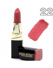Miss Rose marka batom 24 kolor Nude matowa szminka matowa aksamitna szminka uroda czerwone usta batom kosmetyczny długotrwały ma