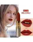 Najwyższej jakości makijaż metalowy matowy czerwony pomadki odżywczy szminka profesjonalne kosmetyki długotrwałe wodoodporne ust