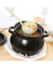 Wielofunkcyjna długa rączka łabędź łyżka zupa kreatywna pszenica słoma zastawa stołowa naczynia kuchenne