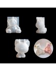 3D jednorożec silikonowe formy do ciasta kotek niedźwiedź przezroczyste gliny DIY kremówka foremka do musu ciasto dekorowanie na