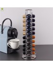 40 filiżanek Nespresso uchwyt na kapsułki kawy obrotowy stojak kapsułka z kawą stojak Dolce Gusto kapsułki uchwyt do przechowywa