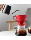 Ceramiczny kroplownik kawowy silnik V60 styl filtr do kawy filiżanka filtrowa stały wlać ekspres do kawy z oddzielnym stojakiem 