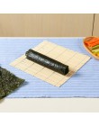 Nowy 1 sztuk Sushi narzędzie bambusowa mata zwijana DIY Onigiri ryż rolki kurczaka rolki ekspres ręczny kuchnia japońskie Sushi.