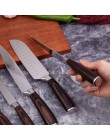 Mokithand 5 sztuk zestaw noży kuchennych profesjonalne japońskie noże szefa kuchni 7CR17 wysokiej węgla ze stali nierdzewnej mię