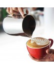 Ze stali nierdzewnej dzbanek do spieniania mleka kafiatera do Espresso narzędzia baristy kawy Latte dzbanek do spieniania mleka 