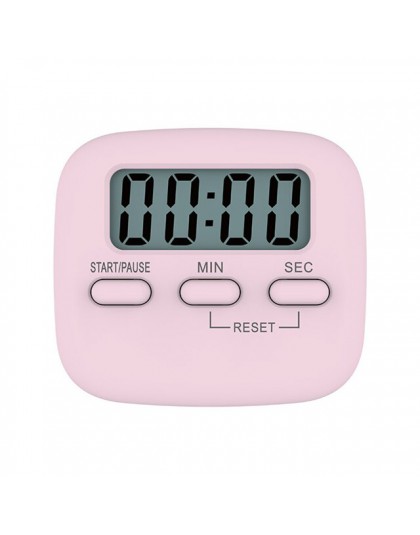 Cyfrowy ekran LCD minutnik magnetyczny gotowanie Alarm odliczający sen stoper Temporizador zegar narzędzia wielofunkcyjne strona