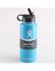 32oz/40oz Hydro Flask butelka wody butelka wody ze stali nierdzewnej izolowane próżniowo szerokie usta podróży przenośna butelka