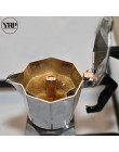 YRP Mocha kawa Latte ekspres włoski Moka Espresso Cafeteira Percolator Pot 1 kubek/3 kubek/6 kubek/9 kubek/12 kubek ekspres do k