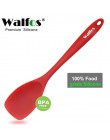 WALFOS Food Grade silikonowa łyżka do gotowania niezbędna żaroodporna elastyczna nieprzywierająca silikonowa łyżka do mieszania 