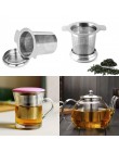Wielokrotnego użytku zaparzacz sitkowy do herbaty z pokrywką sitko do herbaty czajnik ze stali nierdzewnej herbata liściasta fil