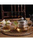 Dobre przezroczyste szkło borokrzemianowe czajniczek z 304 zaparzacz ze stali nierdzewnej sitko żaroodporne luźny liść herbaty n