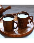 Naturalna jujuba drewniana filiżanka ręcznie drewniana kawa kufle do piwa śniadanie piwo mleko herbata do picia filiżanka Home D