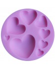 3D miłość kształt serca ciasto dekoracyjne silikonowe formy kremówka Cookie formy czekoladowe cukierki ciasto budyń formy DIY na