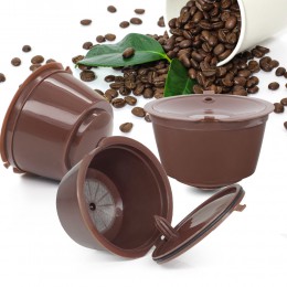 1/2/3 sztuk/partia wielokrotnego użytku Dolce Gusto wielokrotnego użytku kapsułki kapsułki do kawy z tworzywa sztucznego kompaty
