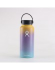 Hydro Flask butelka wody butelka wody ze stali nierdzewnej izolowane próżniowo szerokie usta podróży przenośna butelka termiczna