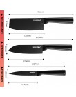 Noże kuchenne nóż ze stali nierdzewnej nóż japoński bardzo ostry narzędzia do krojenia Santoku Chef nóż mięso nóż do ryb narzędz