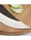 Nóż kuchenny rzeźniczy ręcznie wykuwany profesjonalny dobry ostry uniwersalny tytanowy nierdzewny duży oryginalny
