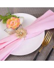 1pc pierścienie na serwetki wycięty kwiat kolacje przyjęcia urodziny ślubna dekoracja narzędzie hotelowy stół ozdobna serwetka
