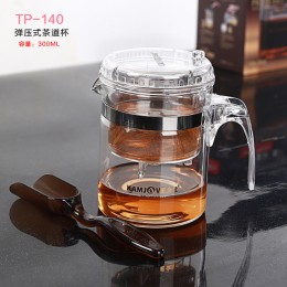 Różne szkło Kamjove Kungfu czajniczek PiaoYi Bei wygodny zestaw herbaty Kungfu naciśnij AUTO-OPEN Art kubek do herbaty