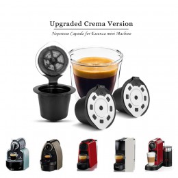 Ulepszona wersja 3/4 sztuk kapsuła Nespresso wielokrotnego napełniania do ekspresu do kawy Nespresso wielokrotnego napełniania k