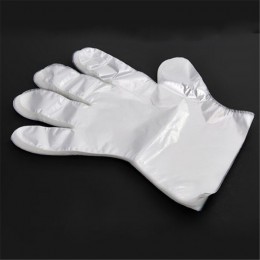 100 sztuk/zestaw ekologiczne jednorazowe rękawice jednorazowe rękawice plastikowe na ciasto żywność/czyszczenie/gotowanie/narzęd