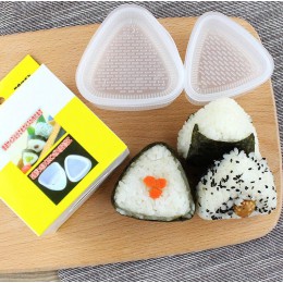 4 sztuk/zestaw DIY forma do sushi Onigiri kulka ryżu żywności naciśnij trójkątne do robienia sushi mold Sushi Kit japoński kuchn