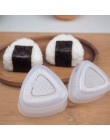 4 sztuk/zestaw DIY forma do sushi Onigiri kulka ryżu żywności naciśnij trójkątne do robienia sushi mold Sushi Kit japoński kuchn