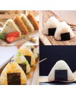 4 sztuk/zestaw DIY forma do sushi Onigiri kulka ryżu żywności naciśnij trójkątne do robienia sushi mold Sushi Kit japoński kuchn