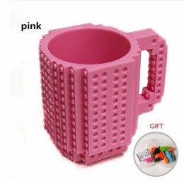 350ml kreatywny kubek do kawy dla dzieci dorosłych sztućce Lego kubek napój kubek do mieszania zestaw obiadowy dla dziecka klock