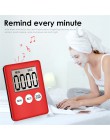 8 kolorów Super cienkie cyfrowy ekran LCD minutnik plac gotowania Timer z alarmem snu stoper zegar dropship