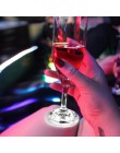 Mini Glow Coaster butelka LED Light naklejki festiwal klub nocny Bar Party wazon dekoracji LED Glorifier filiżanki Mat 3 tryby 