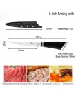 8 cal zakrzywione nóż do trybowania kuchnia nóż ze stali nierdzewnej kute elastyczne kości łosoś Sushi drobnych surowe ryby nóż 